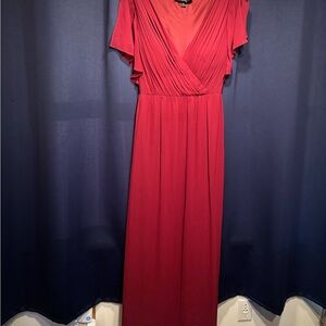 Elegant Red Women's Dress